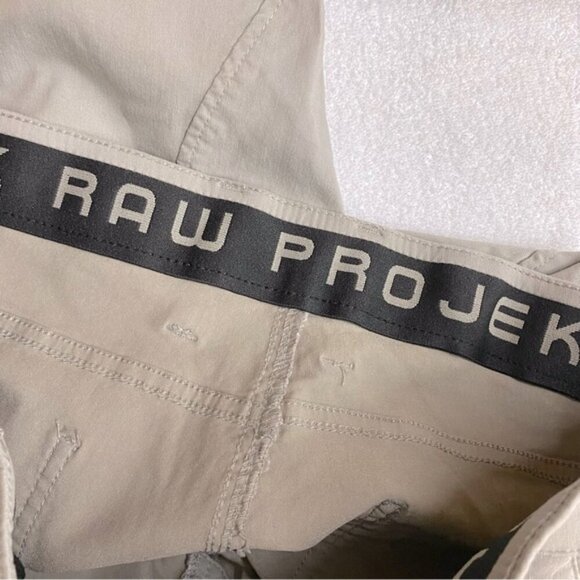 Raw Projek Beige Tapered Leg Cargo Pants 36 - Picture 3 of 16
